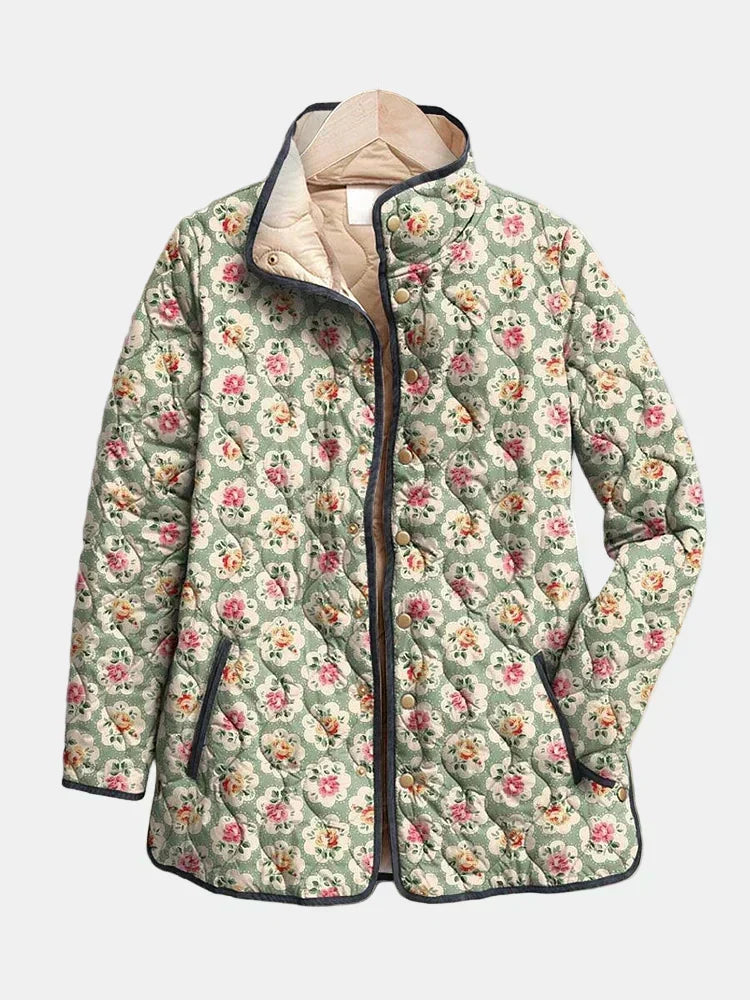 Chloé | Veste Matelassée Tapisserie Fleurie Amélie