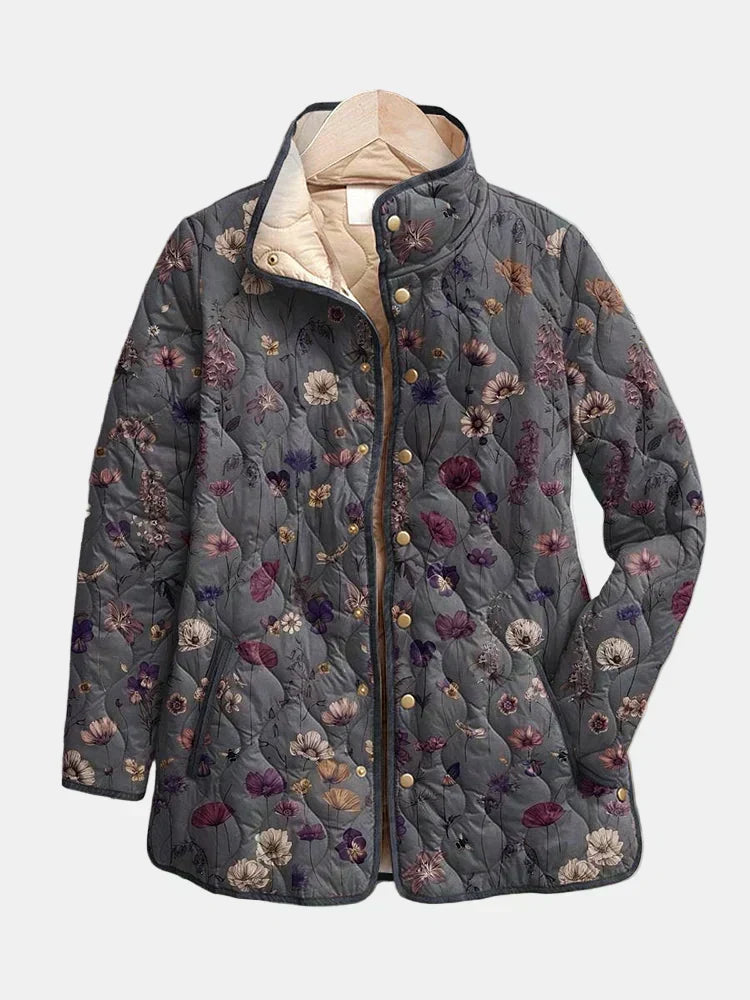 DELACROIX | Veste Matelassée Fleurs Séchées Nathalie