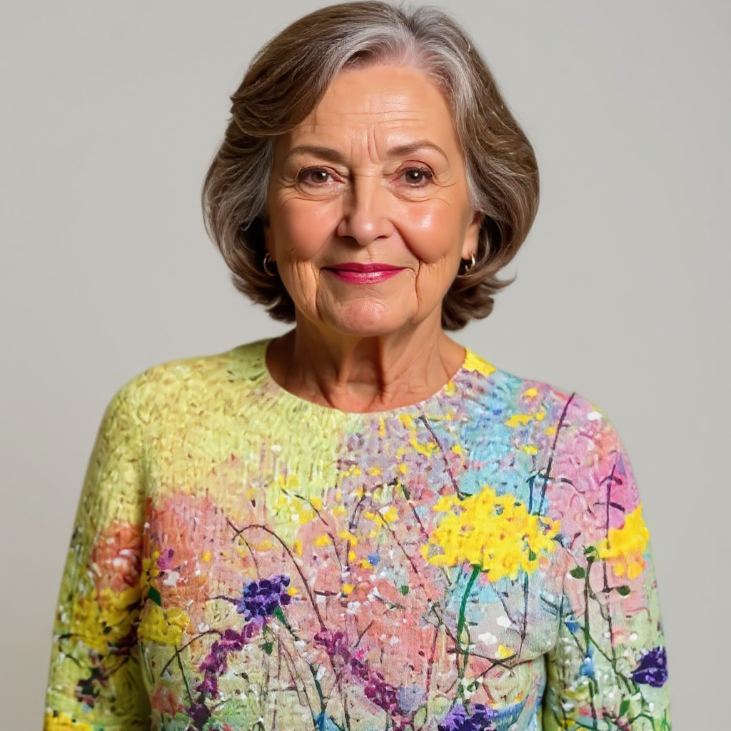 SYLVIE | Pull Maille Prairie Fleurie Manon